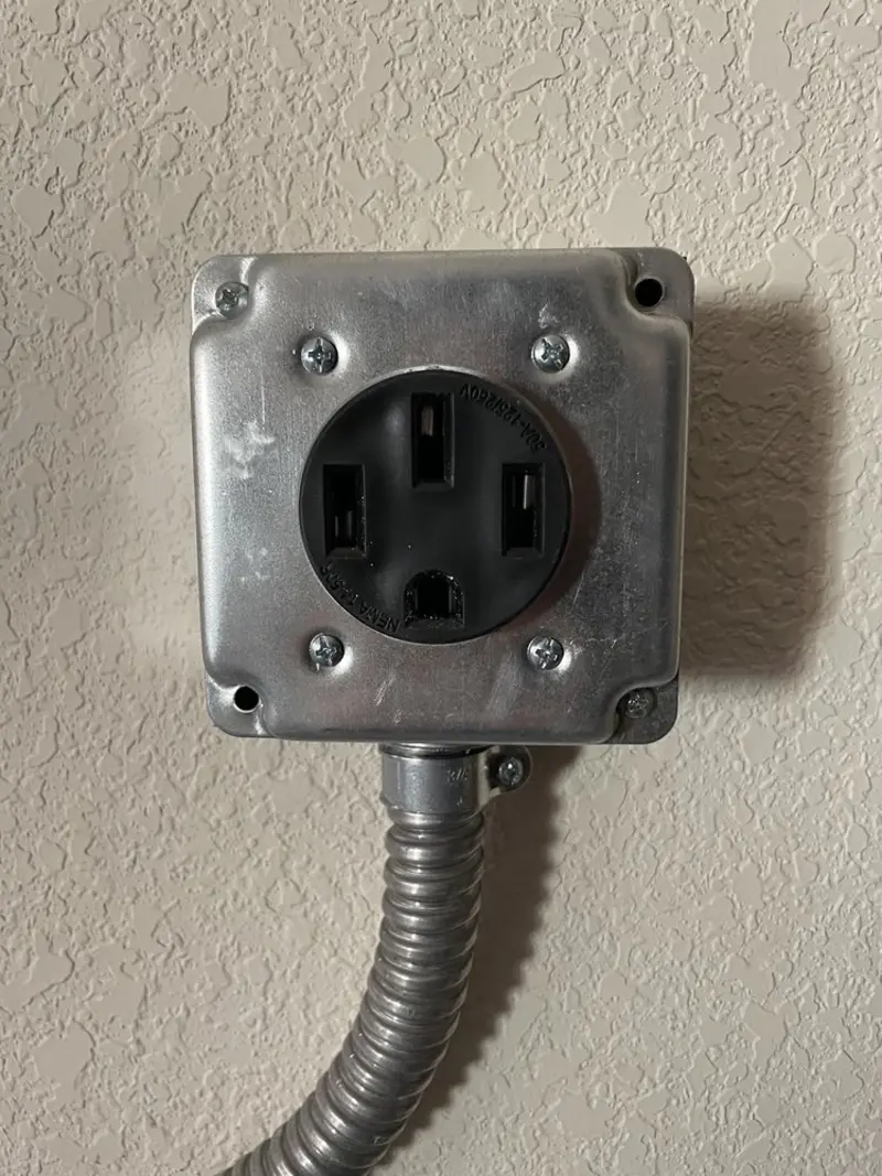 NEMA 14-50 outlet installed for Smart Home Electrical in College Park